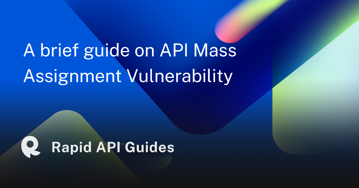 mass assignment vulnerability