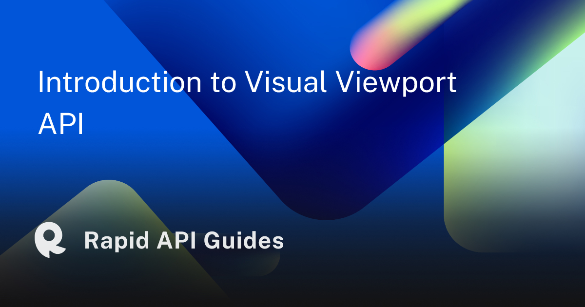 visual viewport api safari